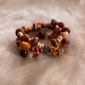 Vintagee Beaded wrap around 3 Bracelets